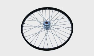 Wheel, front 24", aluminium, single rim