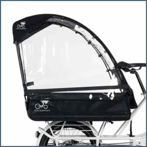 Rain Cover Full (side shields included) for Justlong (fixing on the Child pack structure)