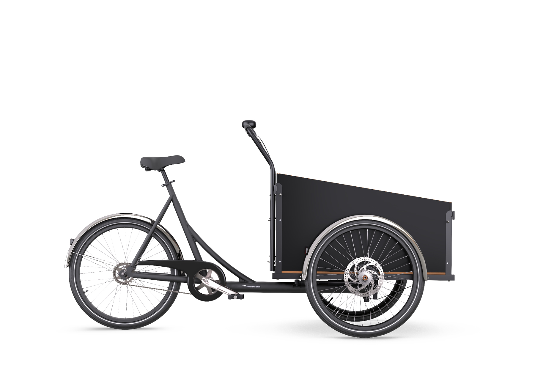 Black Christiania Classic 7 Speed cargo bike