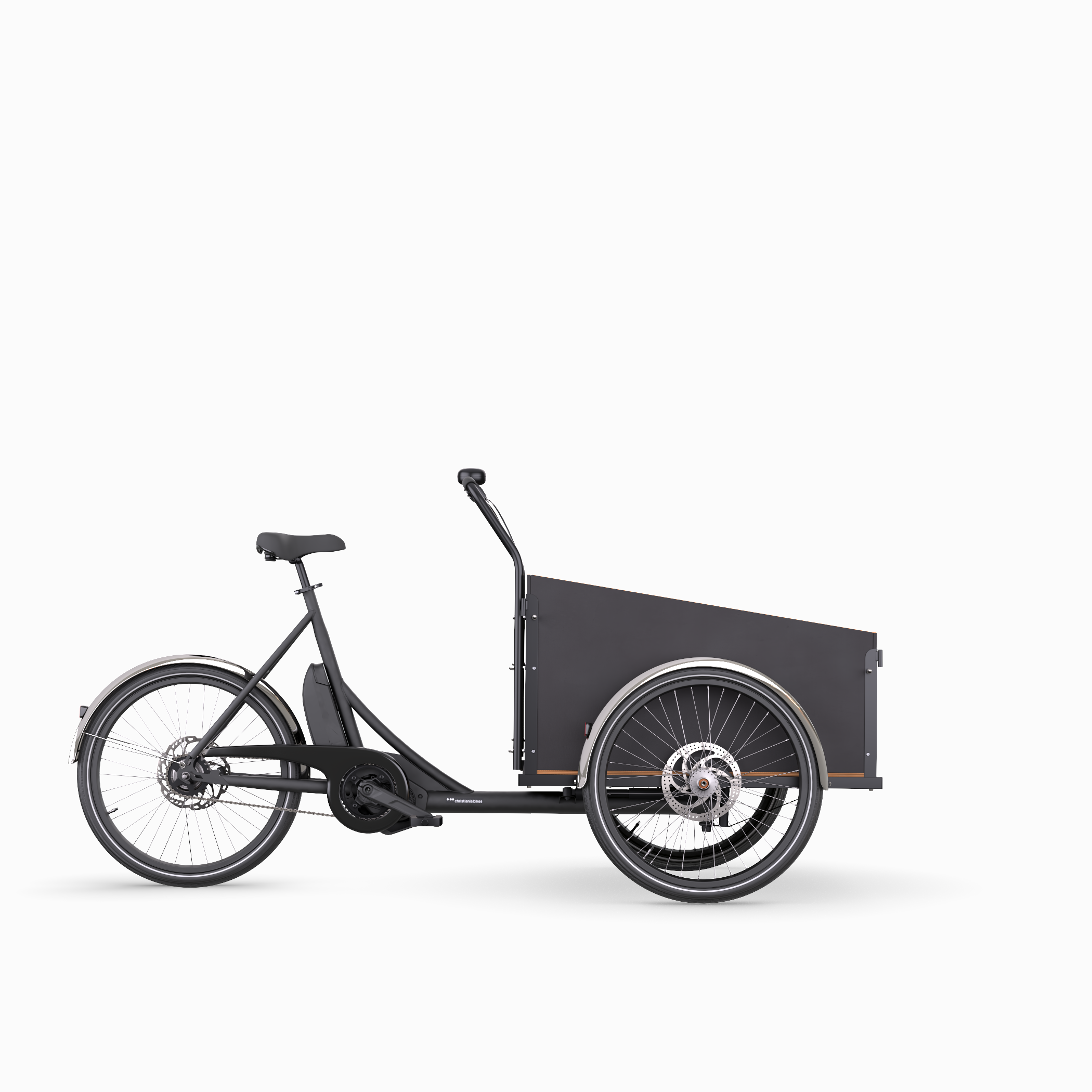Black Christiania Classic midDrive cargo bike