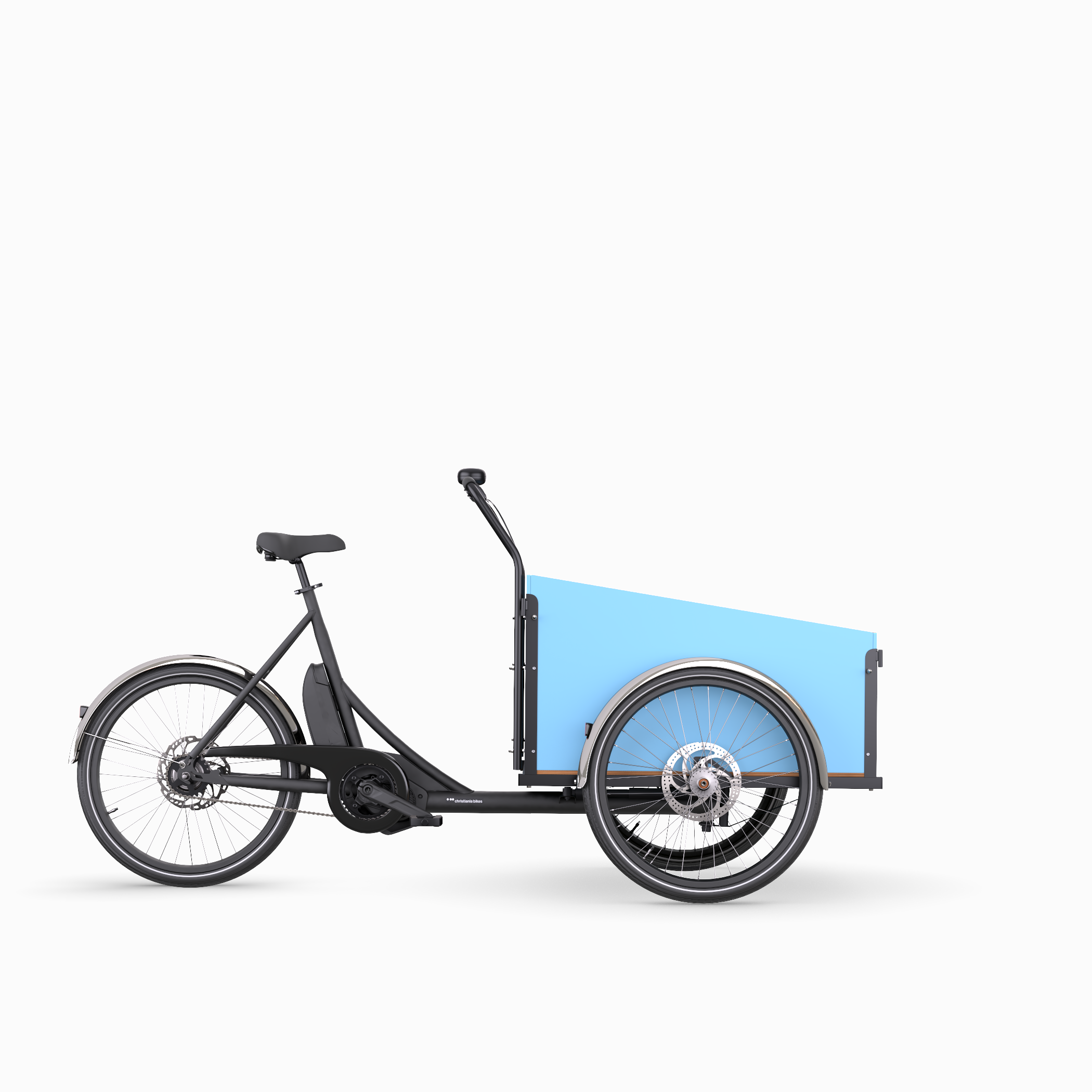 Blue Christiania Classic MidDrive cargo bike