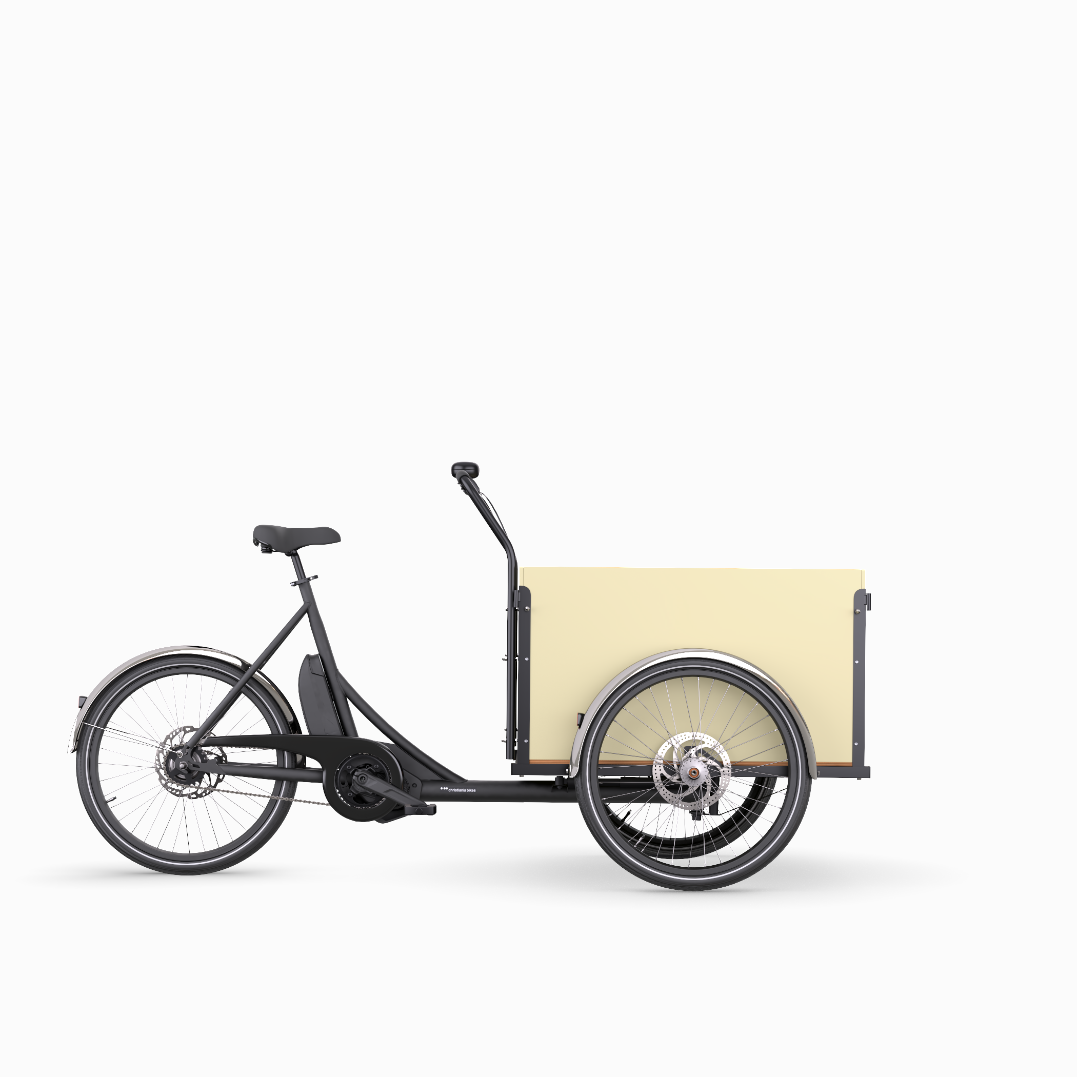 Cream Christiania Straight MidDrive cargo bike