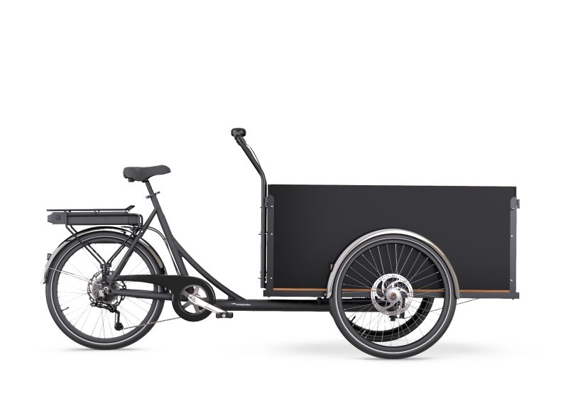 Black Christiania Long RearDrive cargo bike
