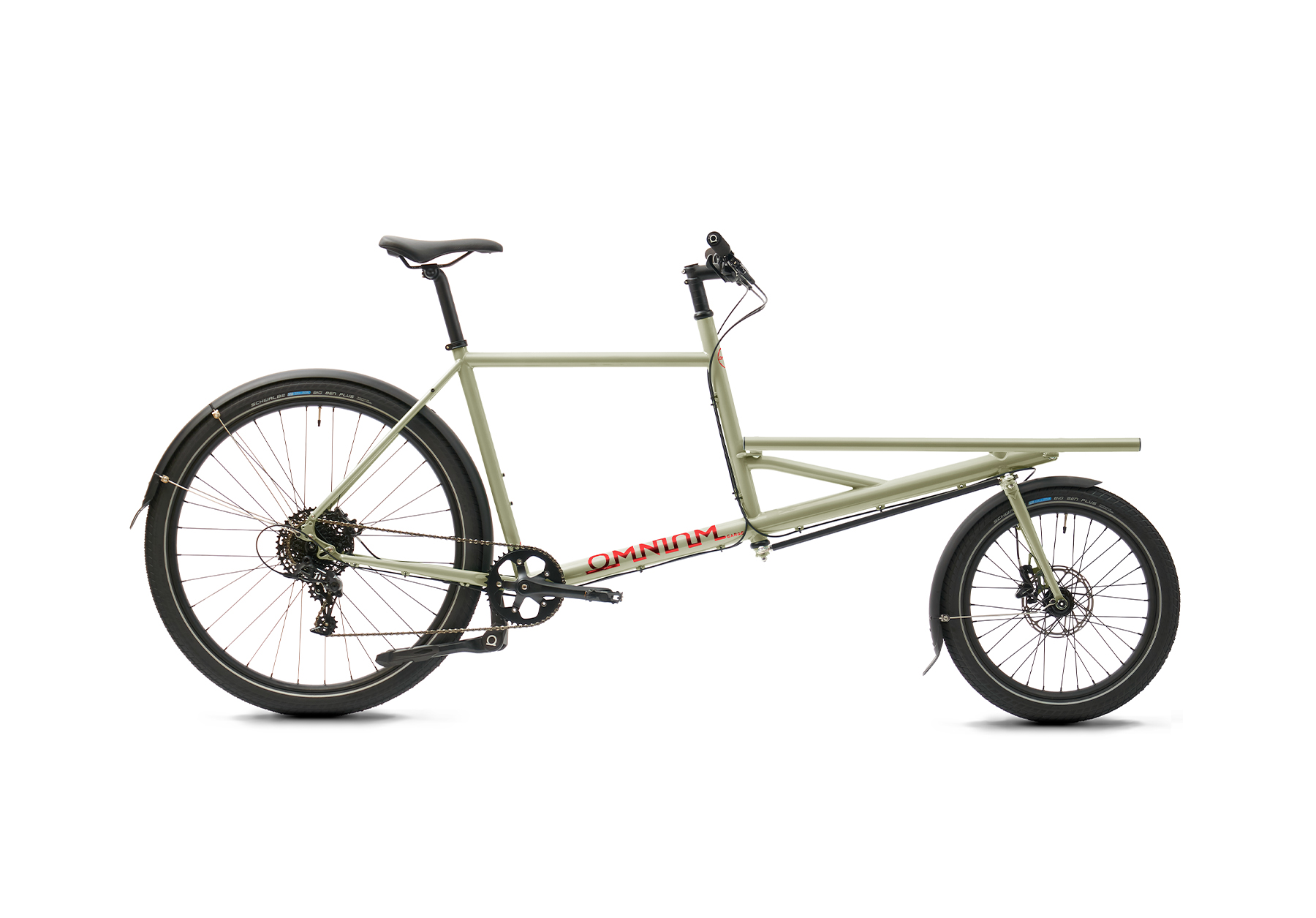 Glorious grey Omnium Cargo v3 bike