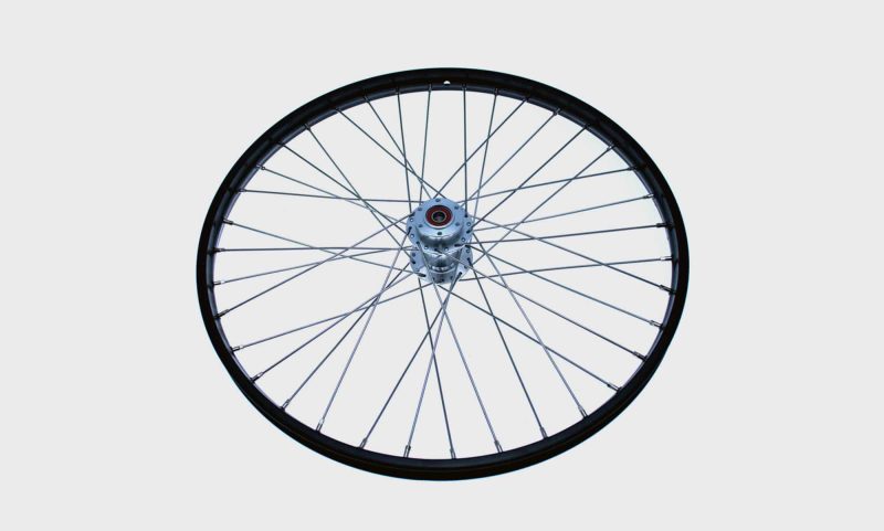 Front wheel 24" DOUBLE wall, w/o tire