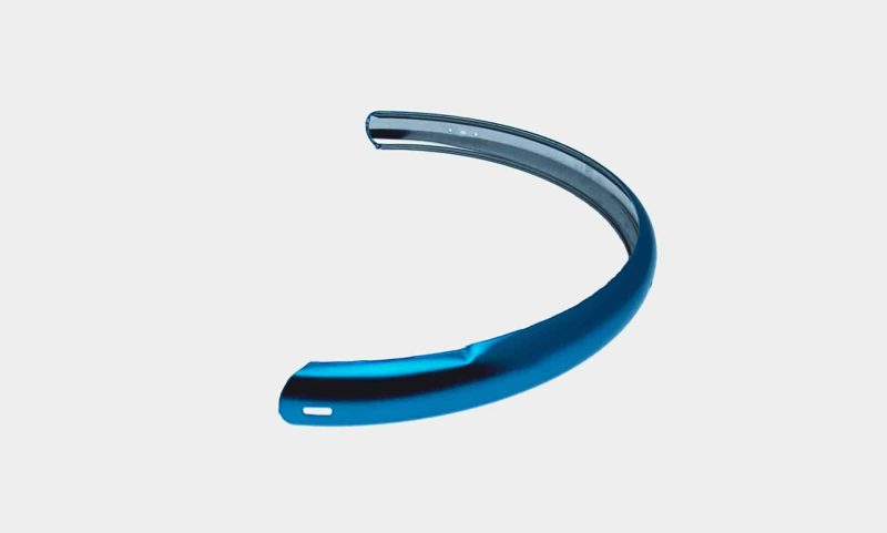 Stainless 24" rear mudguard (used to be 3500) without reflector and  bracket
