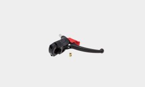 Brake lever with parking stop