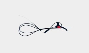 Brake cable, front with splitter and lever