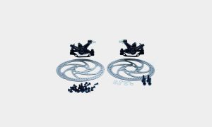 Front brake - Mechanical set w/ calipers and 160mm discs