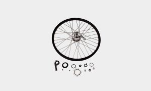 24″ rear wheel with 7 speed hub