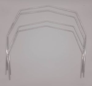 Rain hood rod- per side