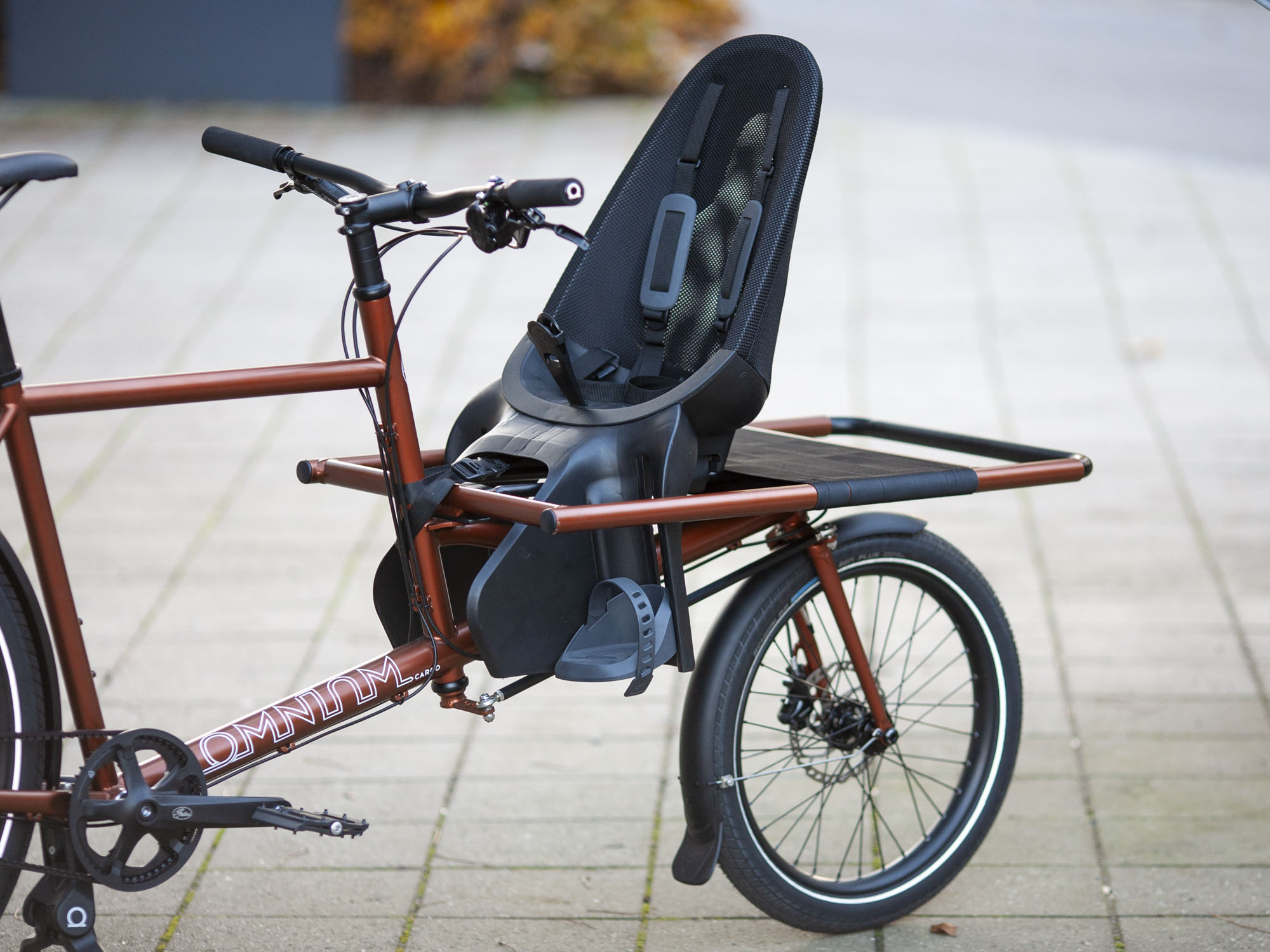 Child seat rack of an Omnium bike