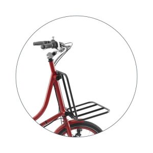 Flatbed - front rack in Black, dimension 44x29xh40 (ordered with the bike)