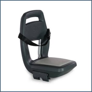 Child seat (rear) Qibbel Junior with fixing clamp up to 35 kg (Grey)