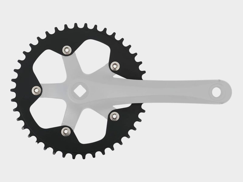 Chainring - Black 42T or 46T CNC Narrow-Wide 110BCD 5 Bolt