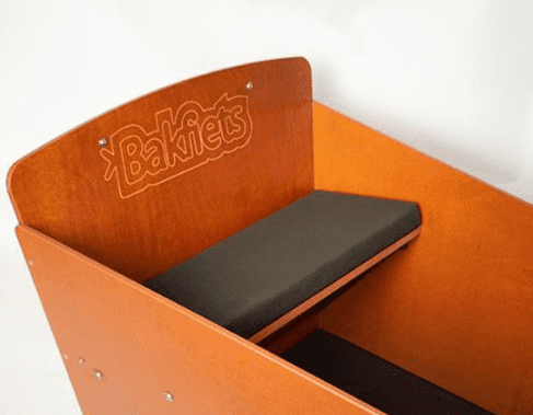 Bakfiets Double flat cushion  Black