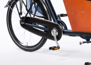 Black chainguard for Bakfiets